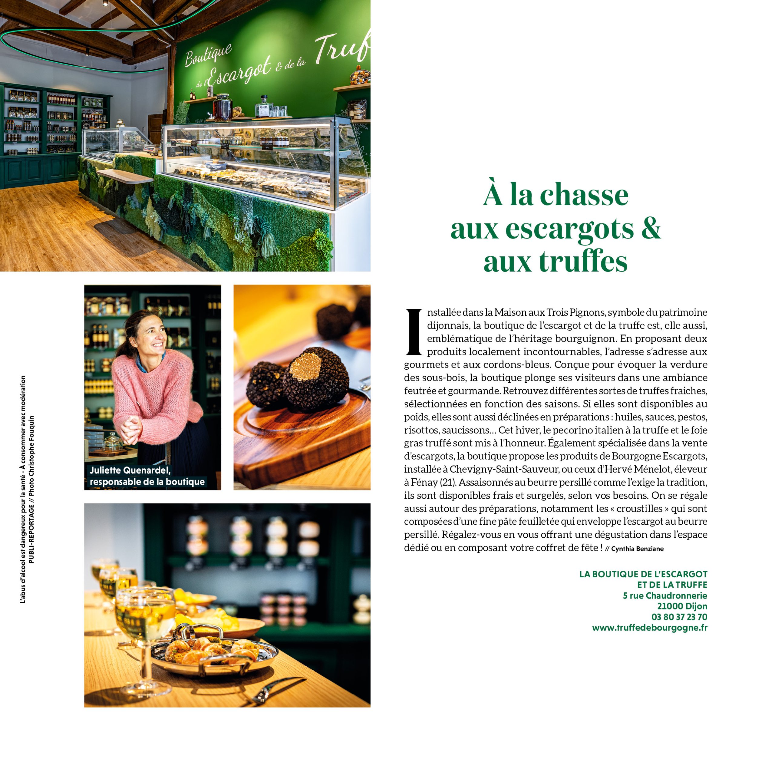 image actualités Bourgogne Escargot