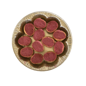 Assiette de 12 croustilles Cassis