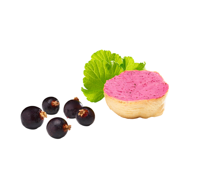 Assiette de 12 croustilles Cassis